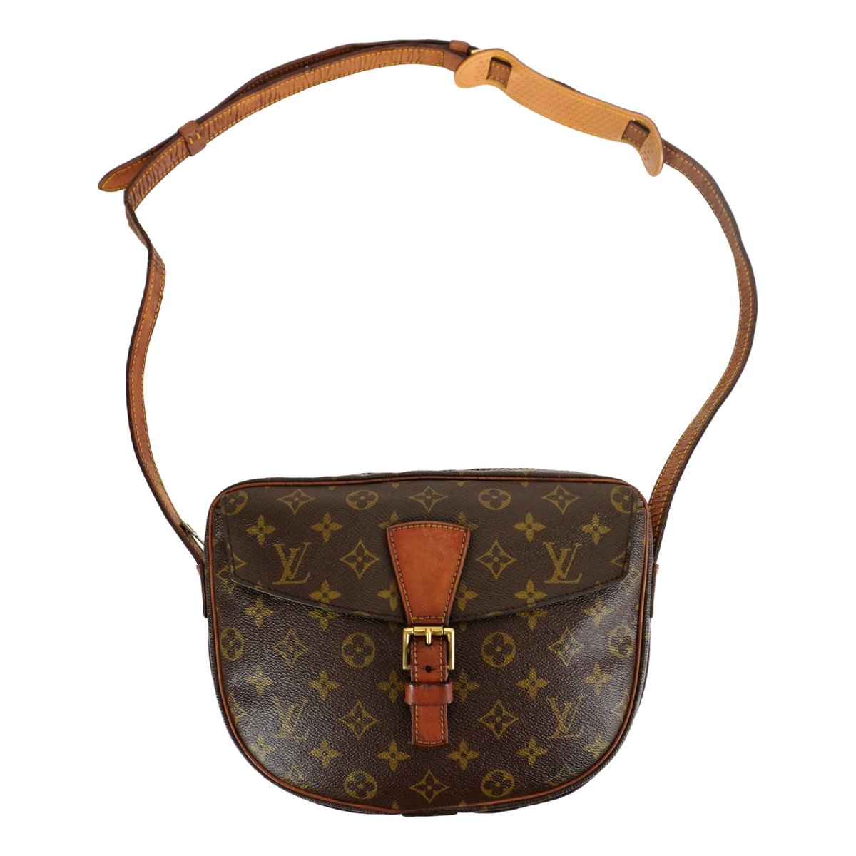 Jeune fille leather crossbody bag