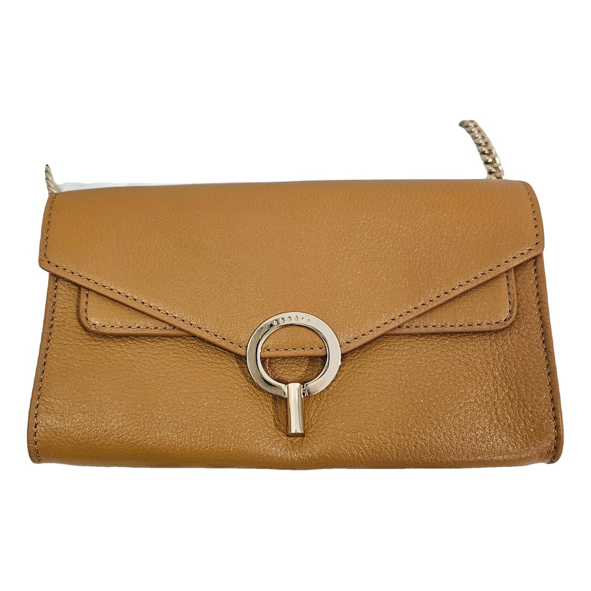 Yza leather clutch bag