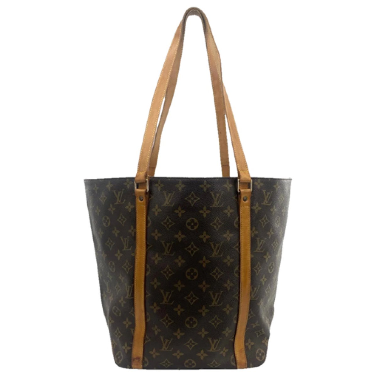 Shopping leather tote