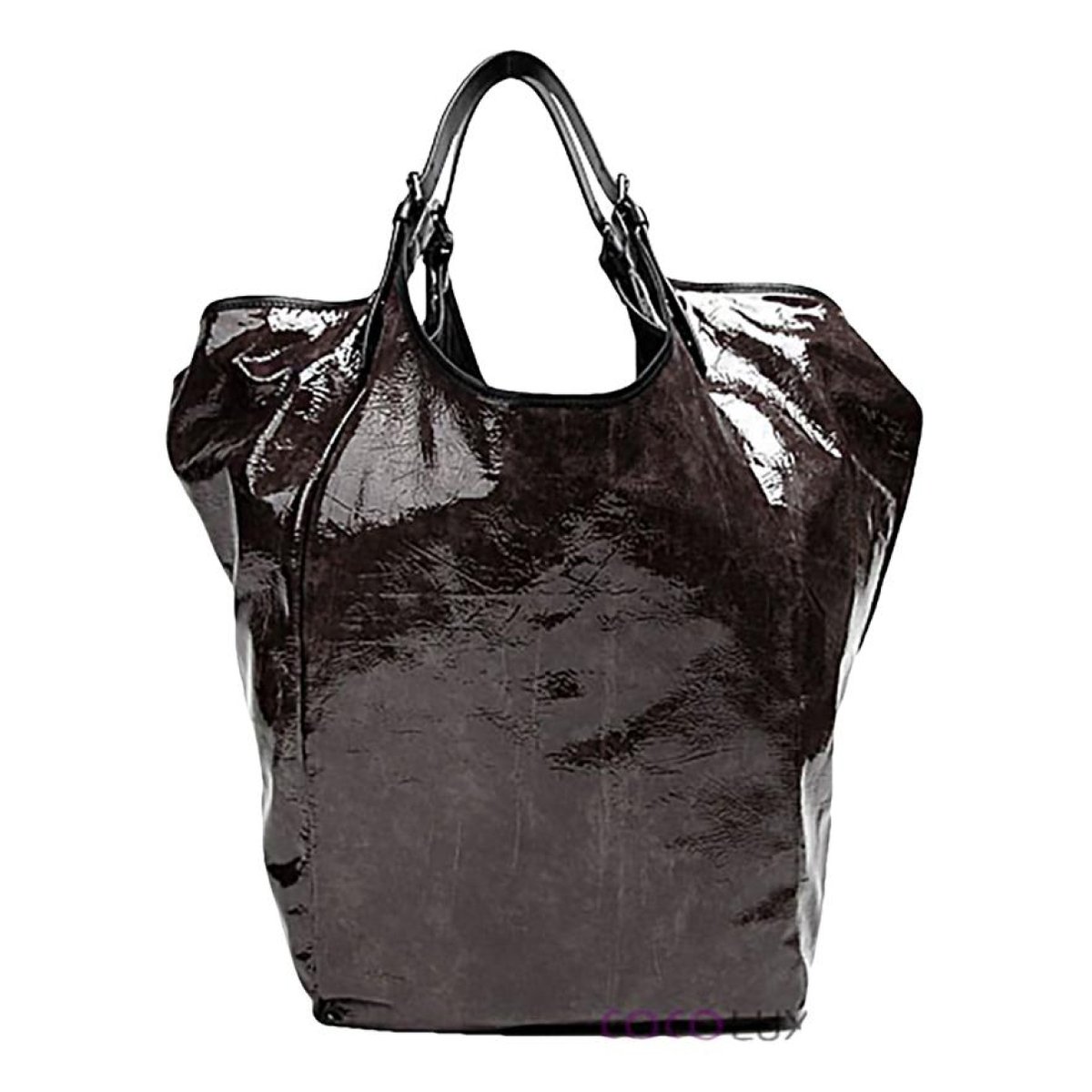 Nightingale patent leather handbag