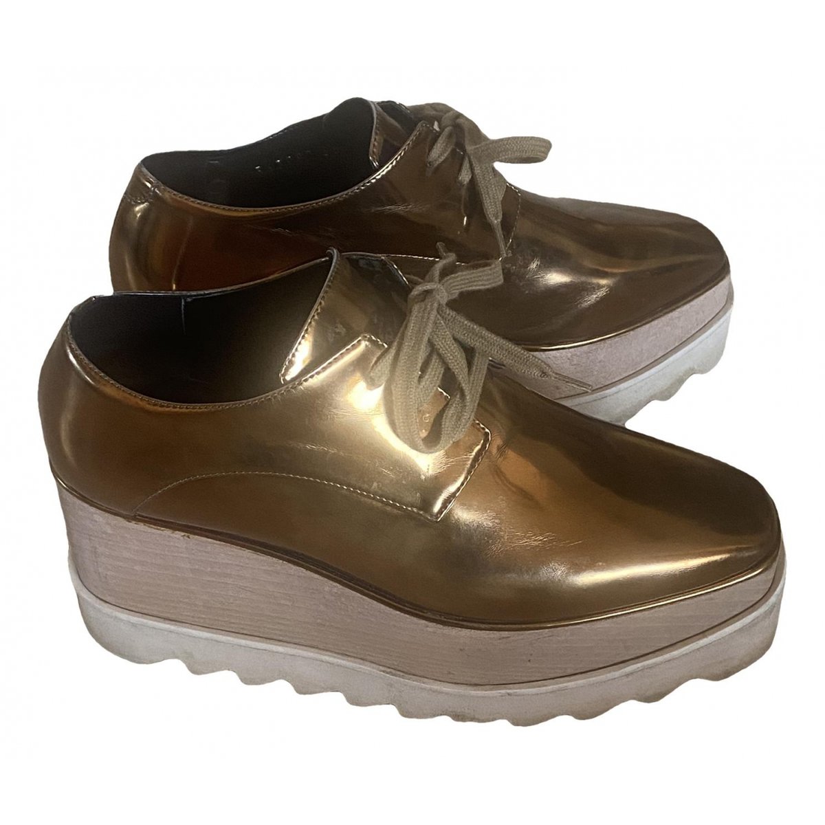 Elyse vegan leather lace ups