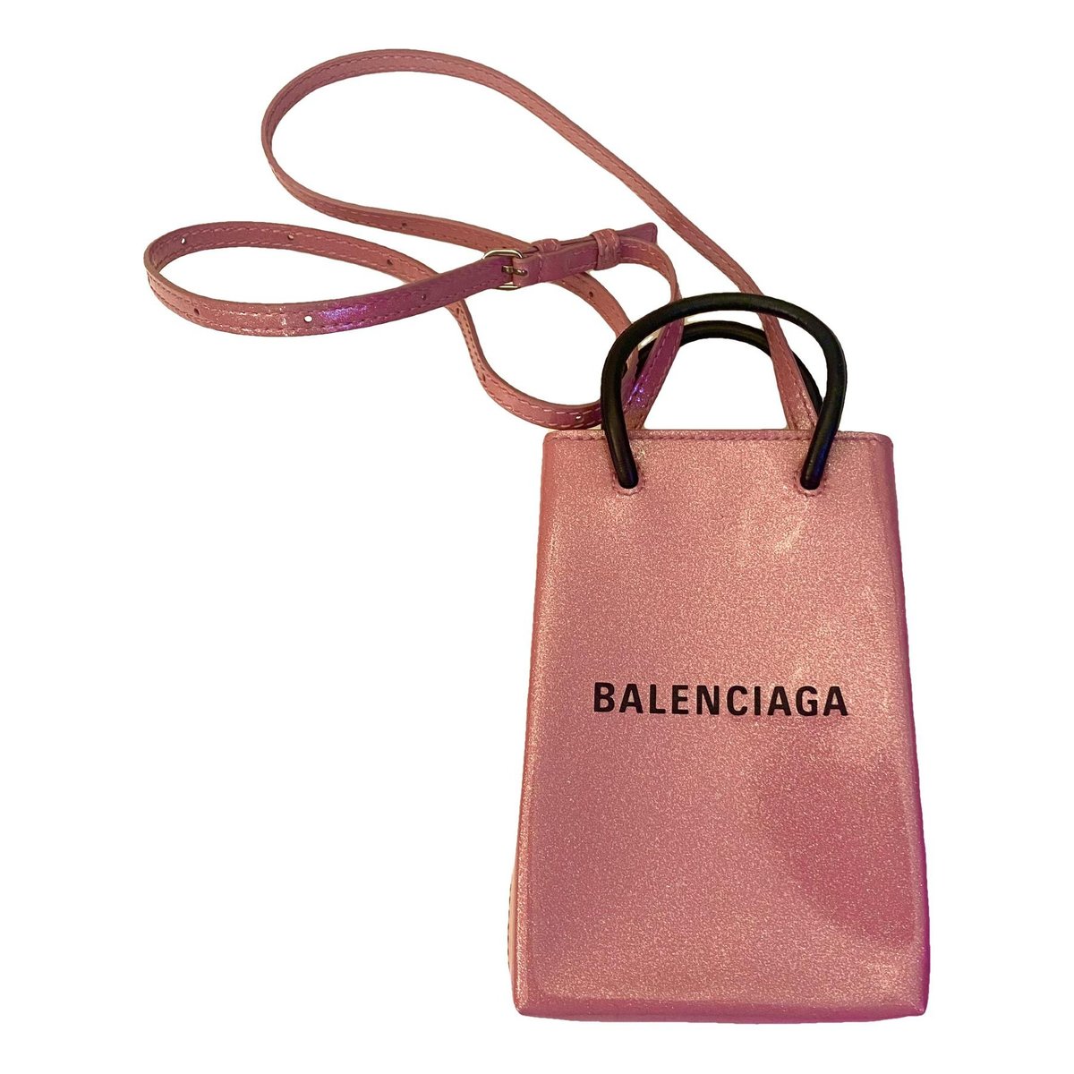 Shopping North South patent leather crossbody bag