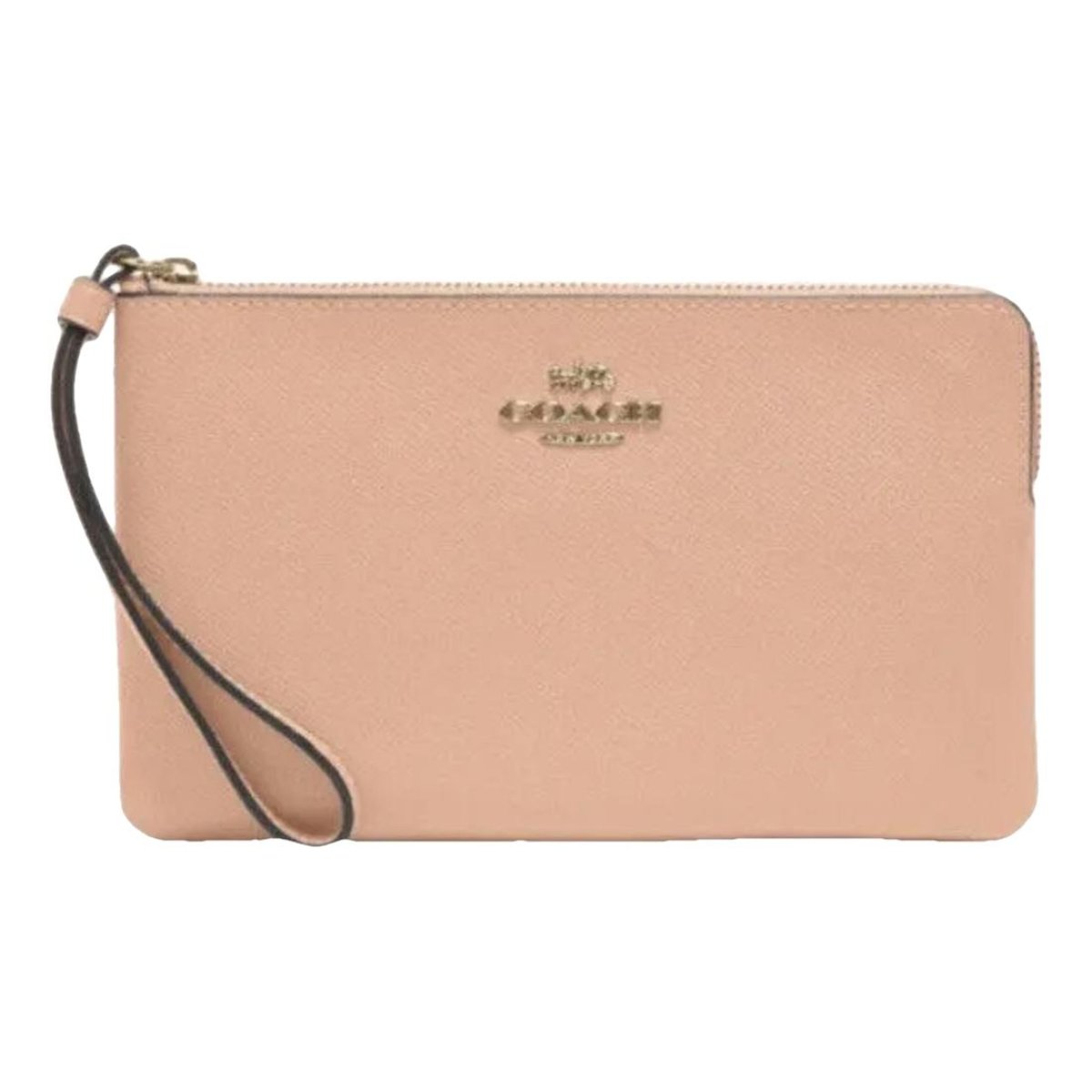 Signature Sufflette leather clutch bag