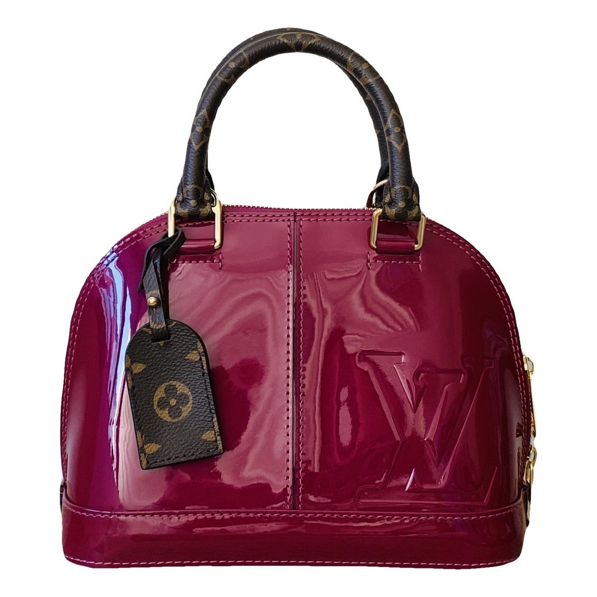 Alma patent leather handbag