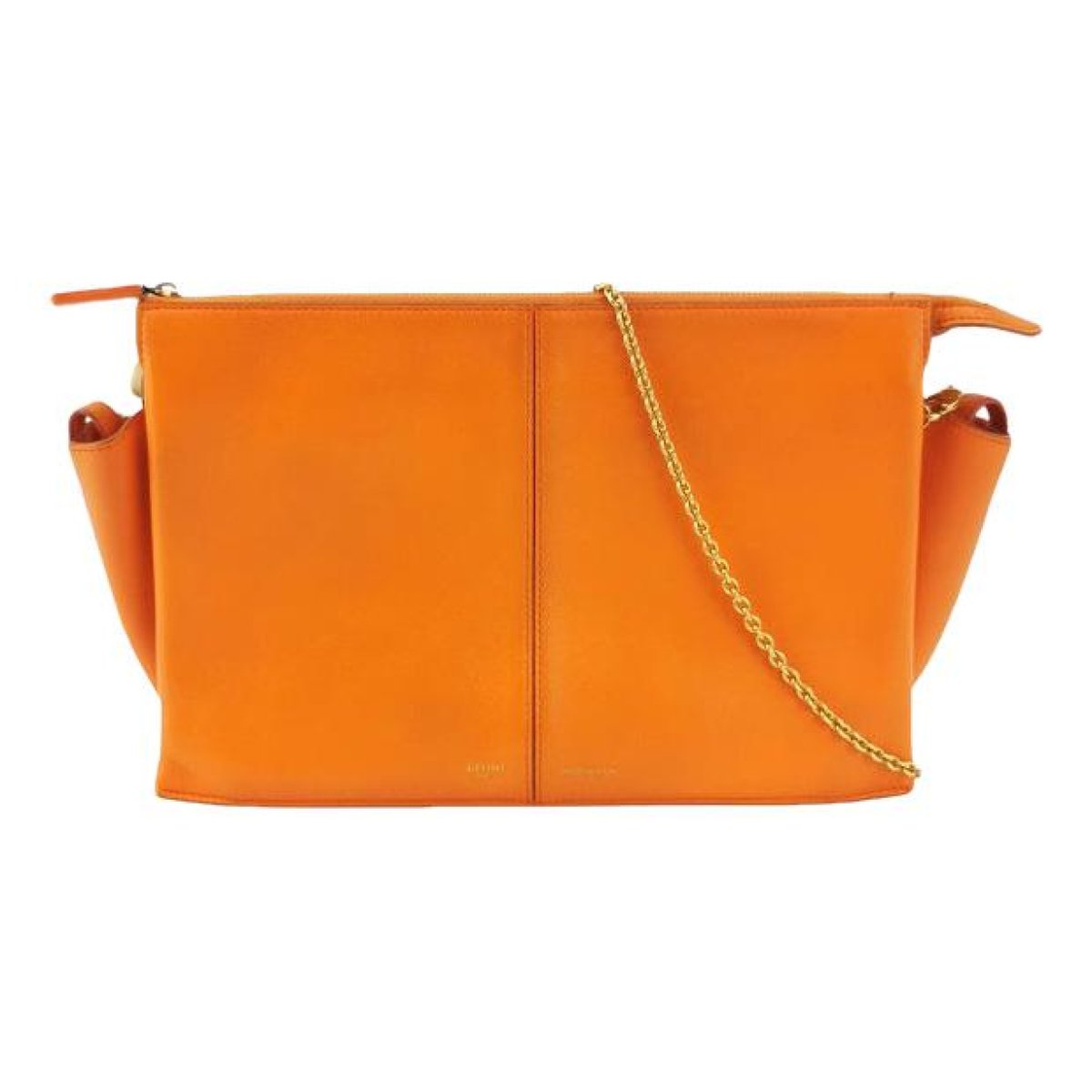 Tri-Fold leather tote