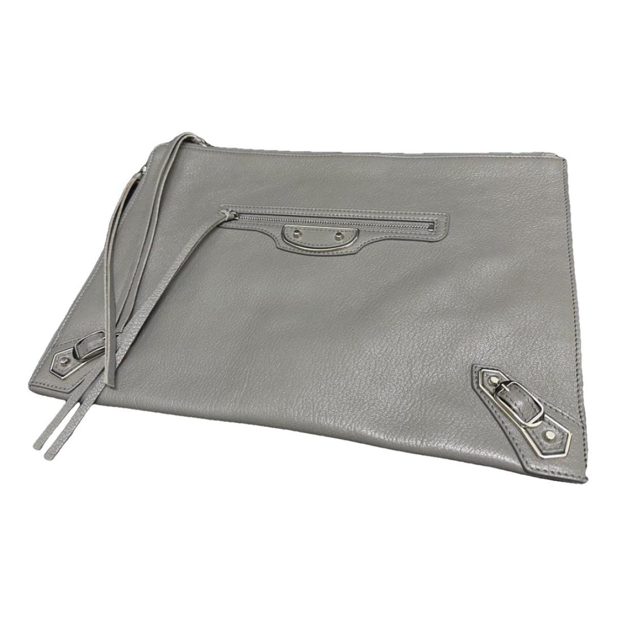 City Clip leather clutch bag