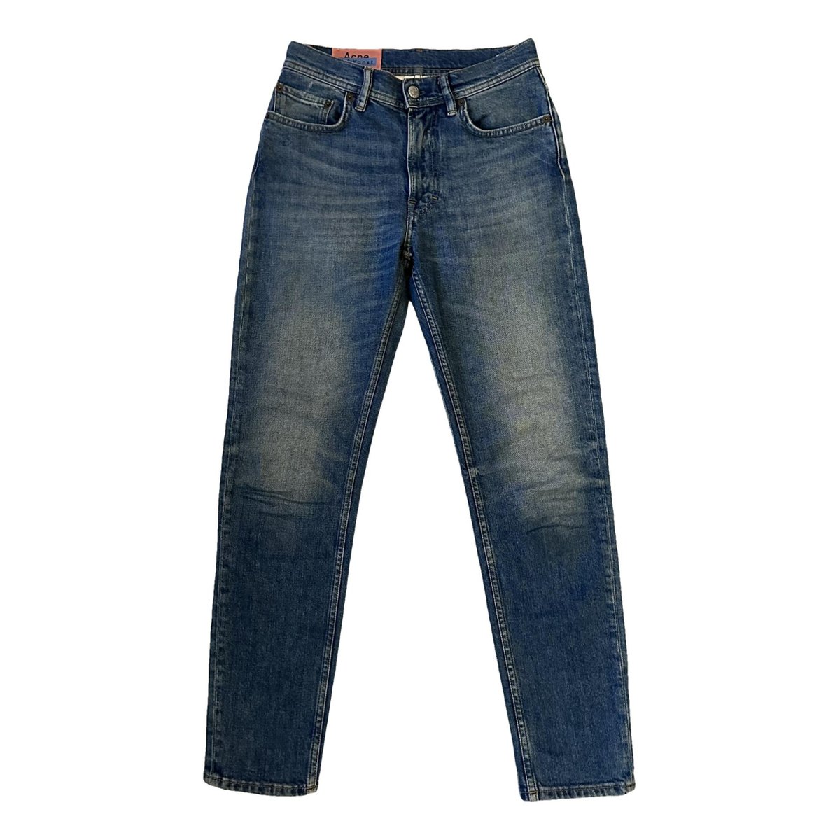 Blå Konst slim jeans