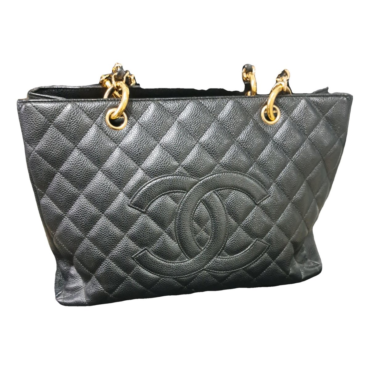 Grand shopping leather tote