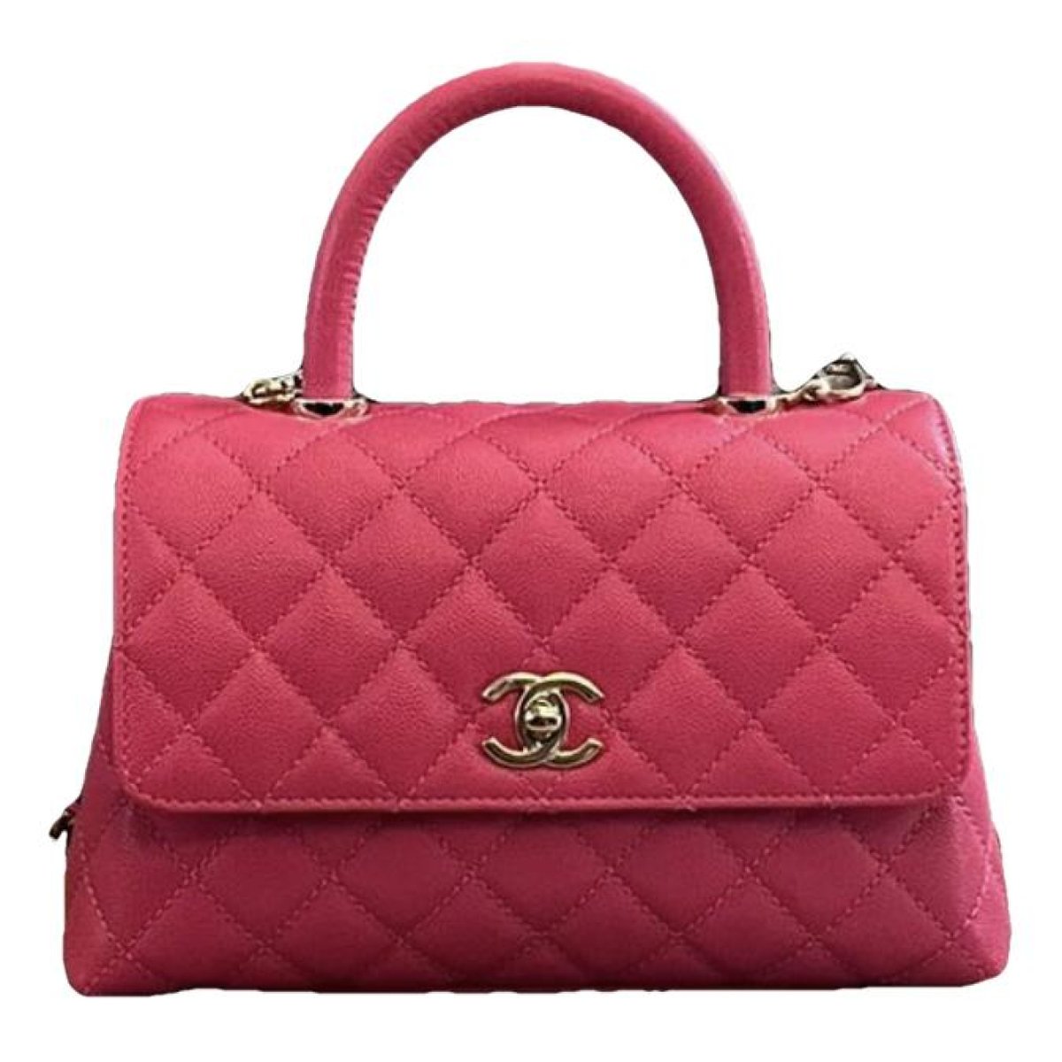 Coco Handle leather handbag