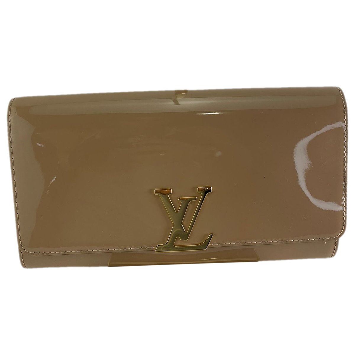 Louise leather clutch bag