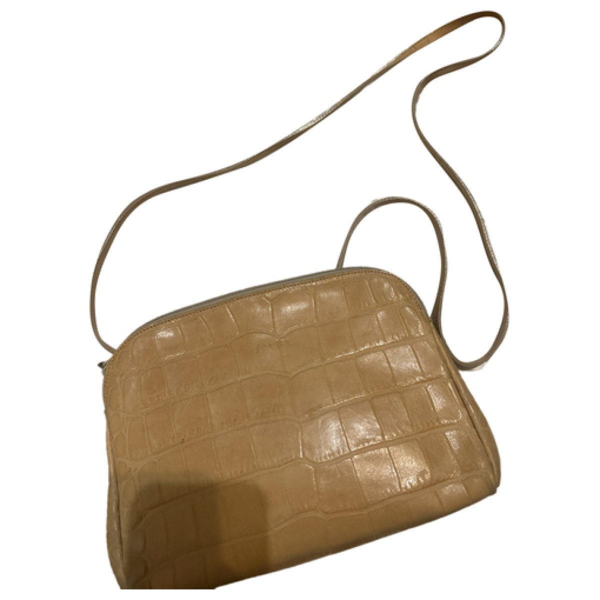 Metropolis leather clutch bag