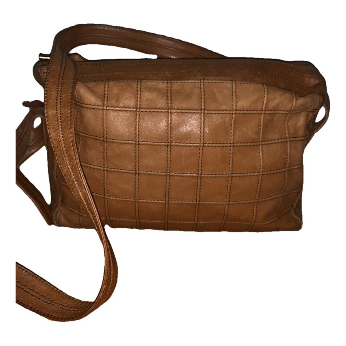Camera case leather crossbody bag