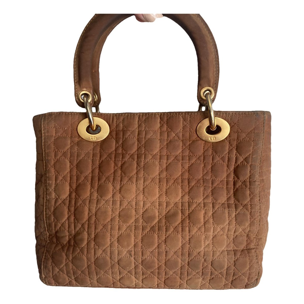 Lady Dior cloth handbag
