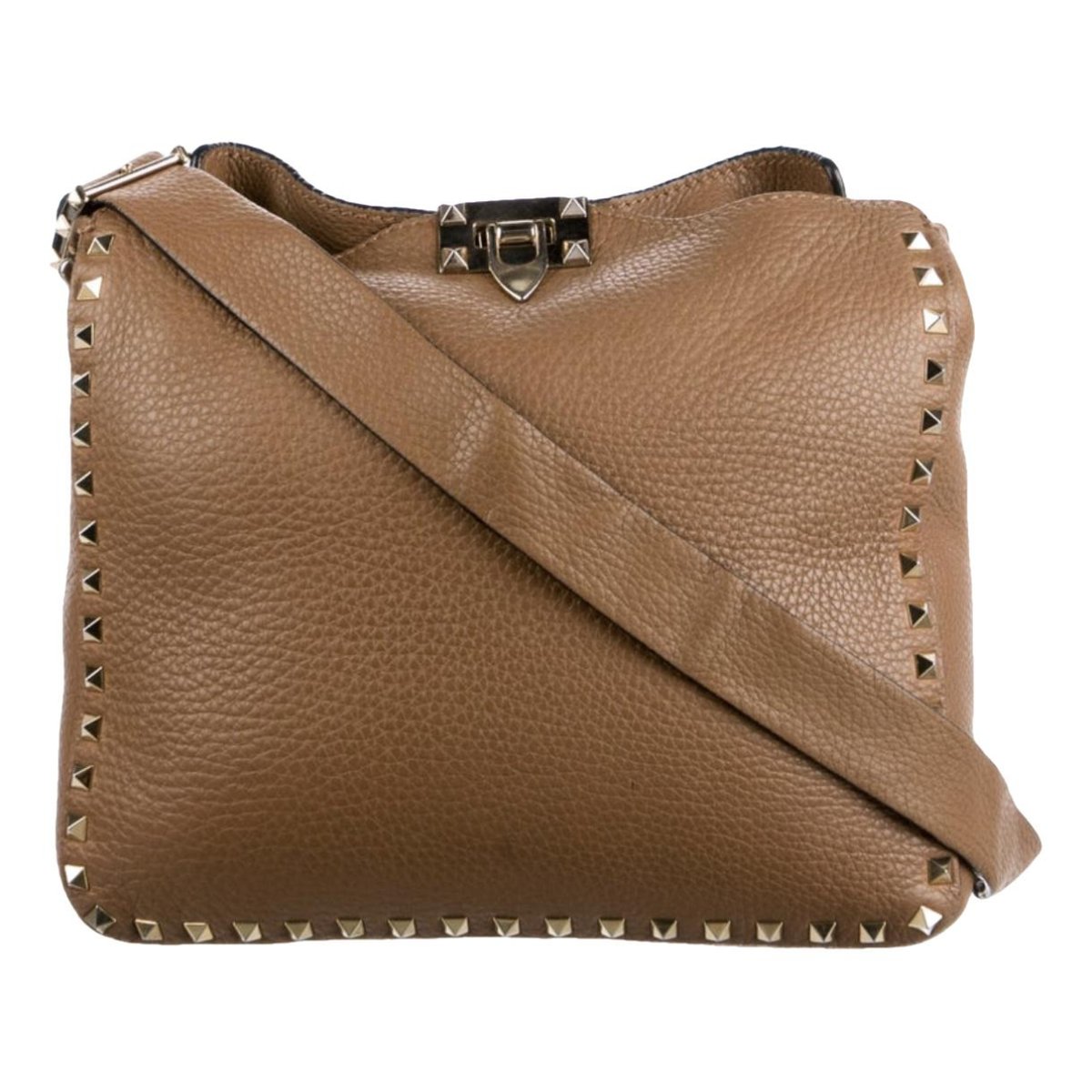Rockstud Hobo leather crossbody bag