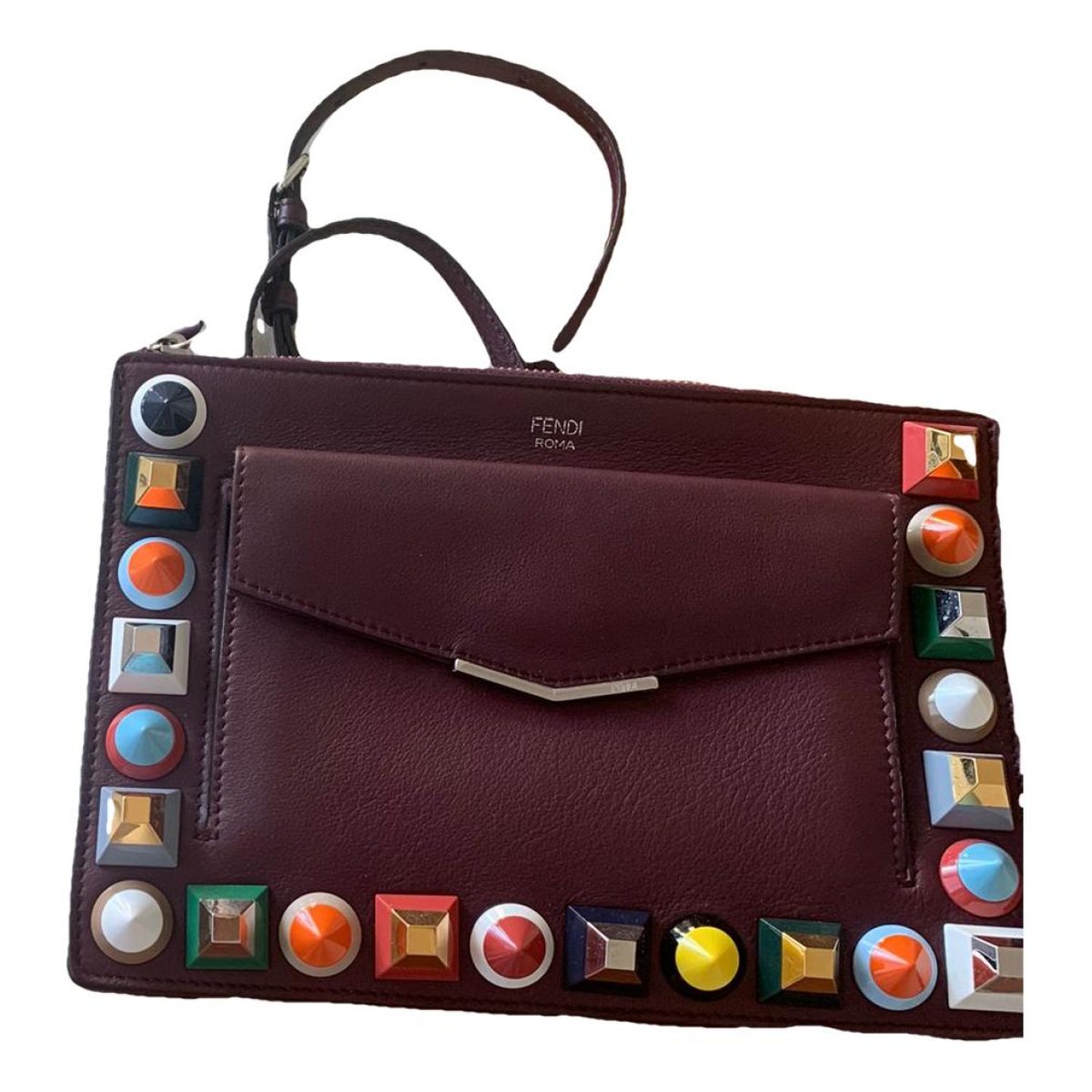 Wallet On Chain leather handbag