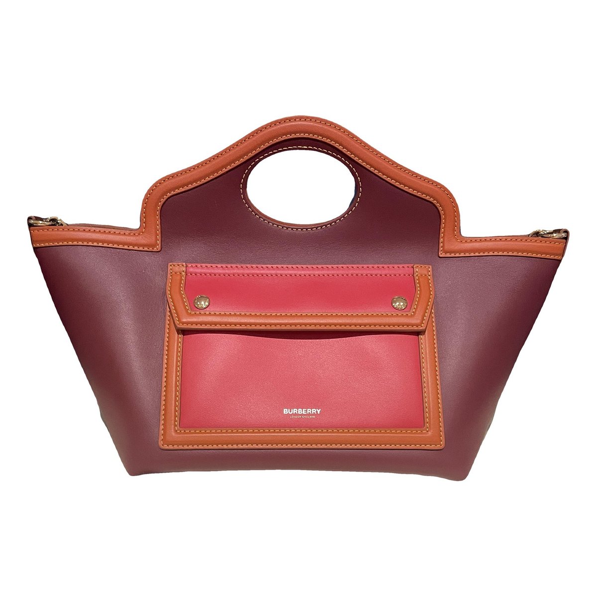 Pocket Mini leather tote