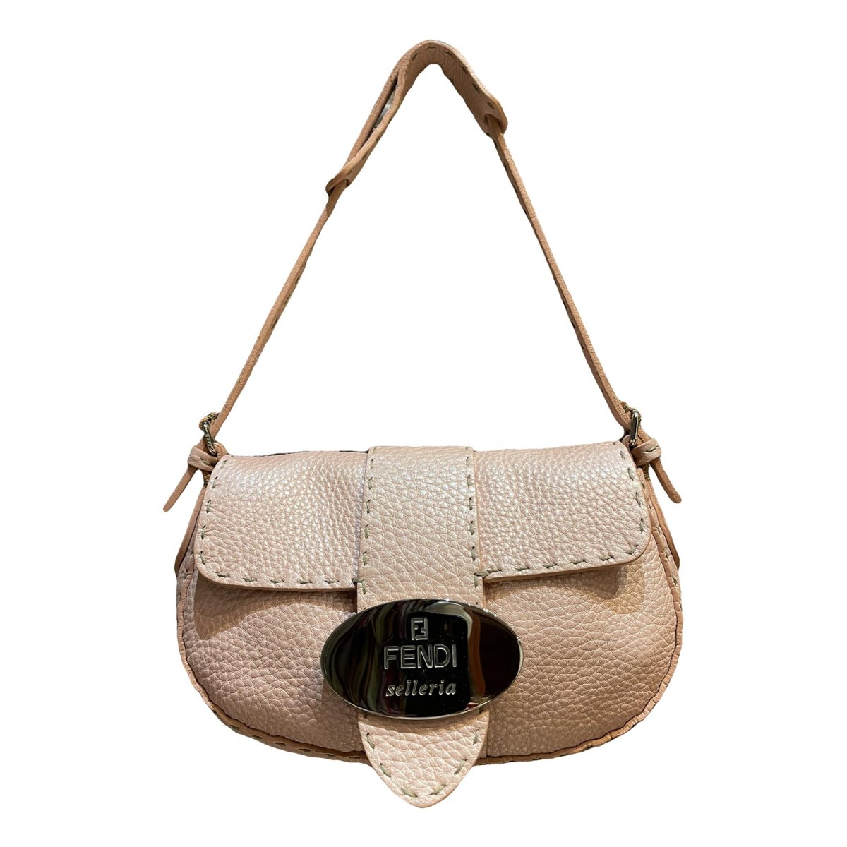 Baguette leather handbag