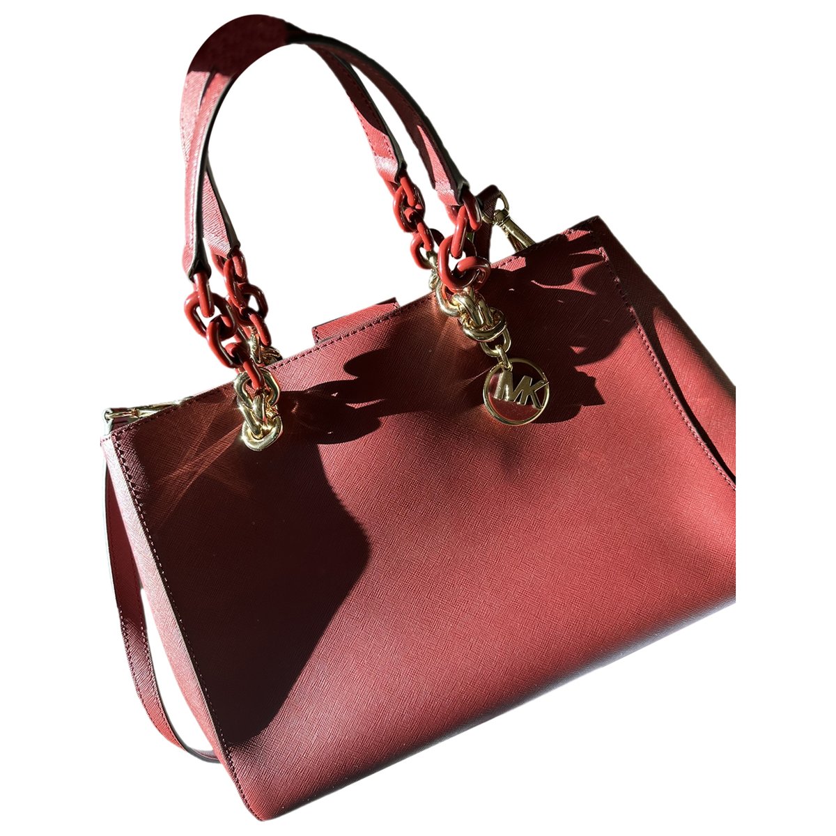 Adele leather clutch bag