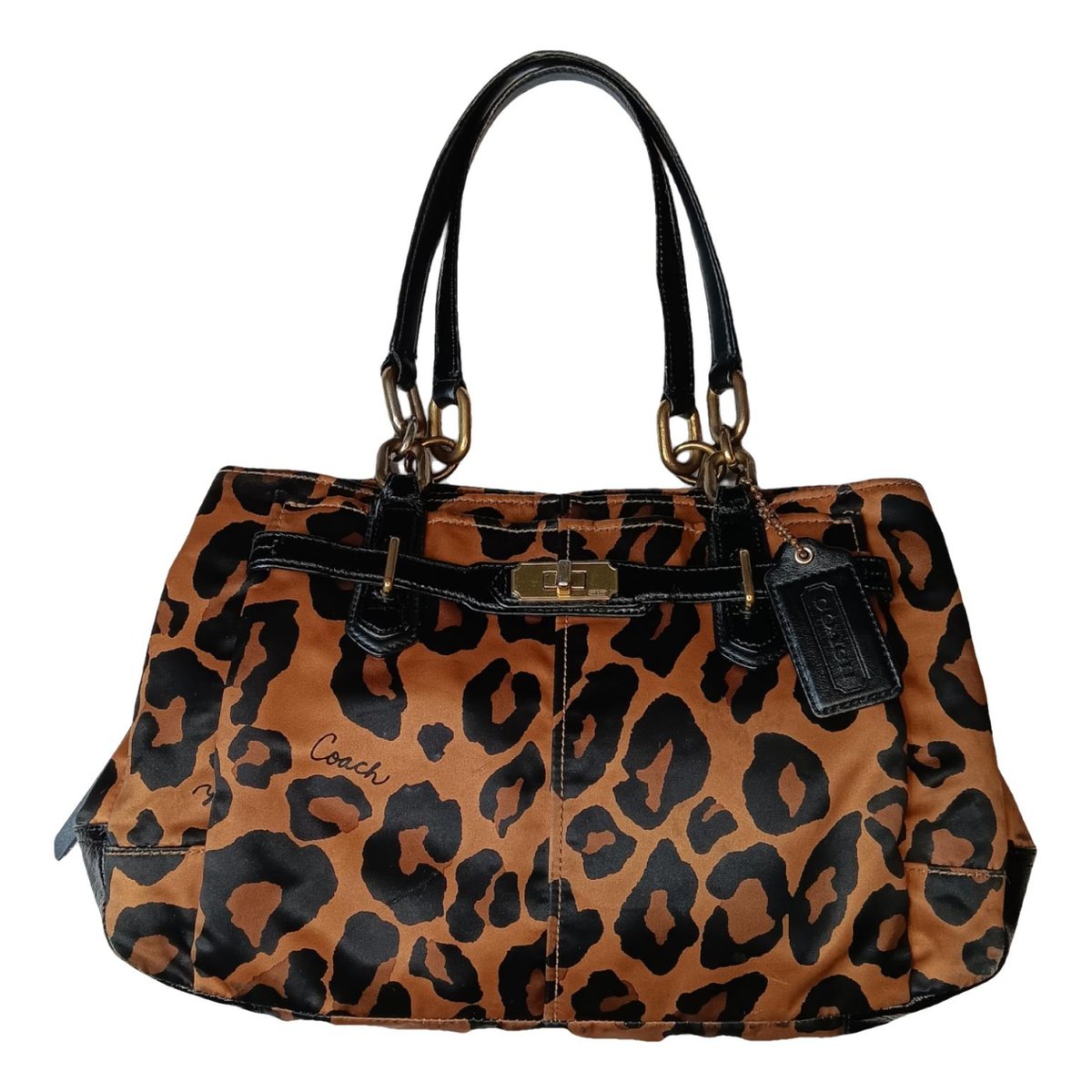 Tabby silk handbag