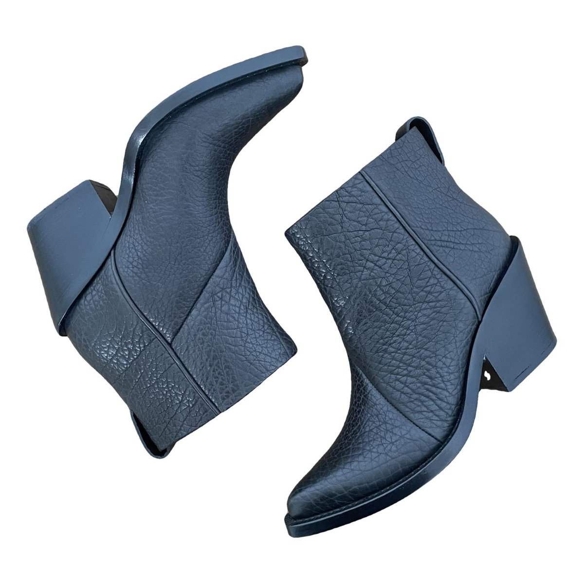 Donna leather cowboy boots