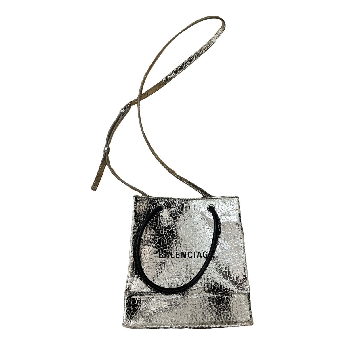 Shopping North South vegan leather handbag