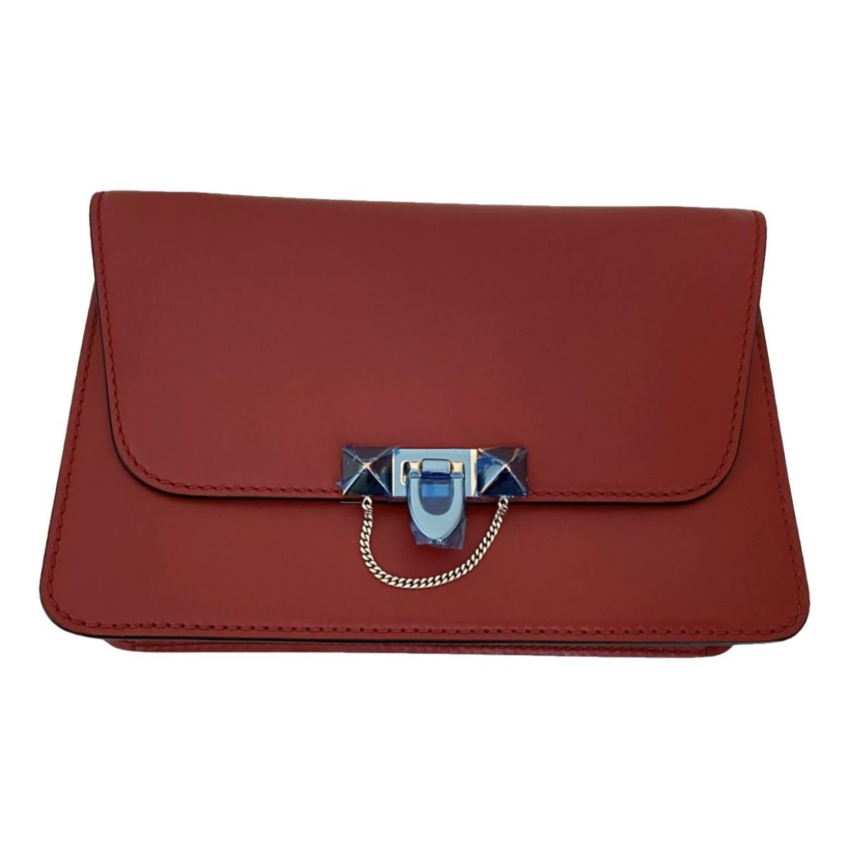 Demilune leather handbag