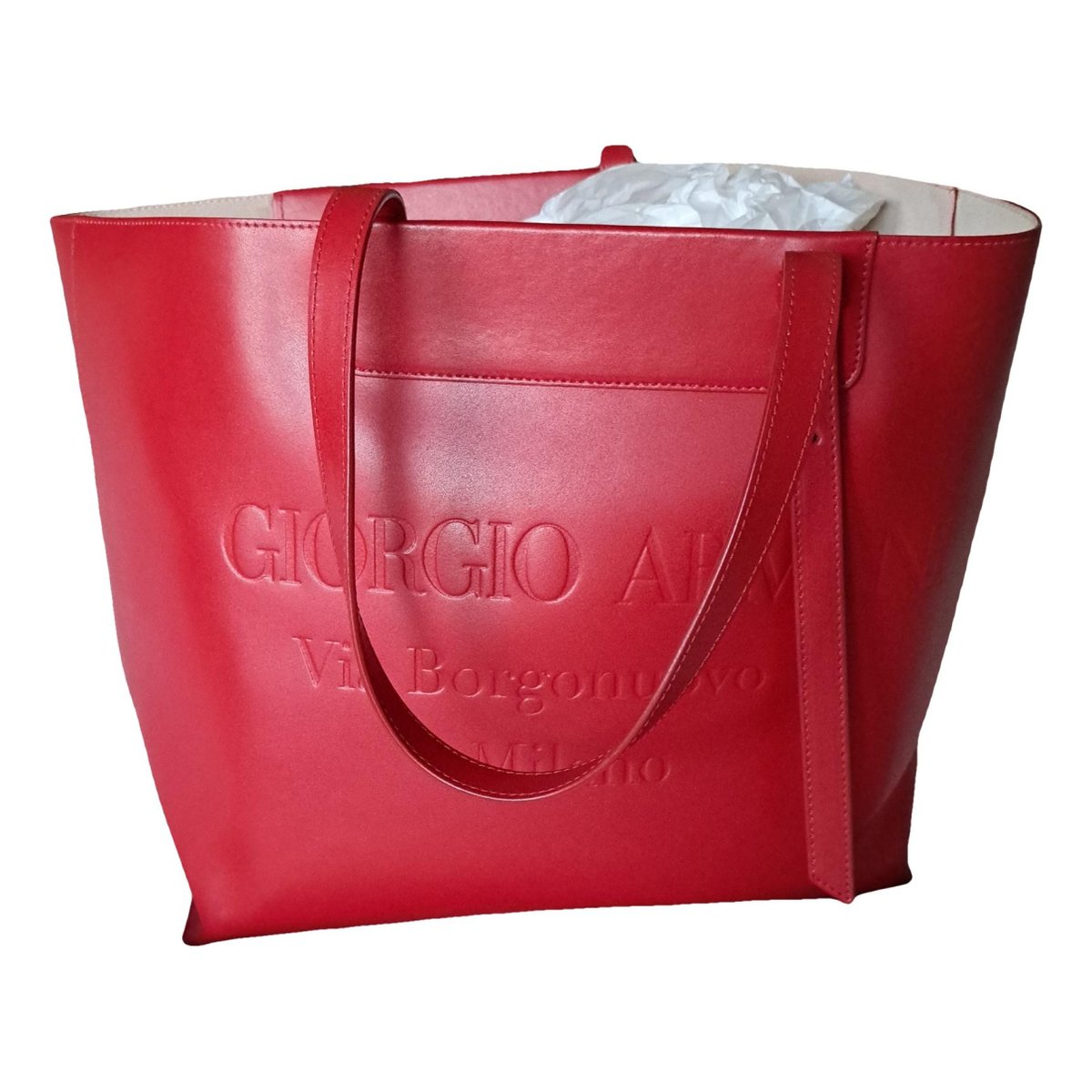 Leather handbag