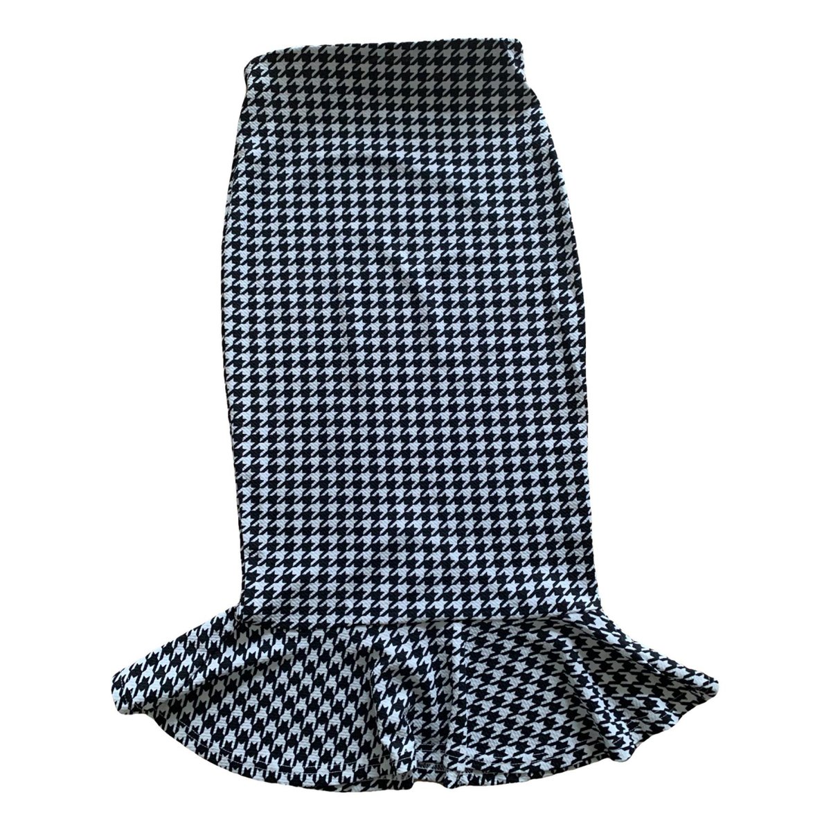 Taille haute mid-length skirt