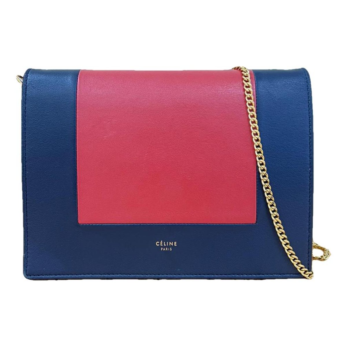 Frame leather crossbody bag