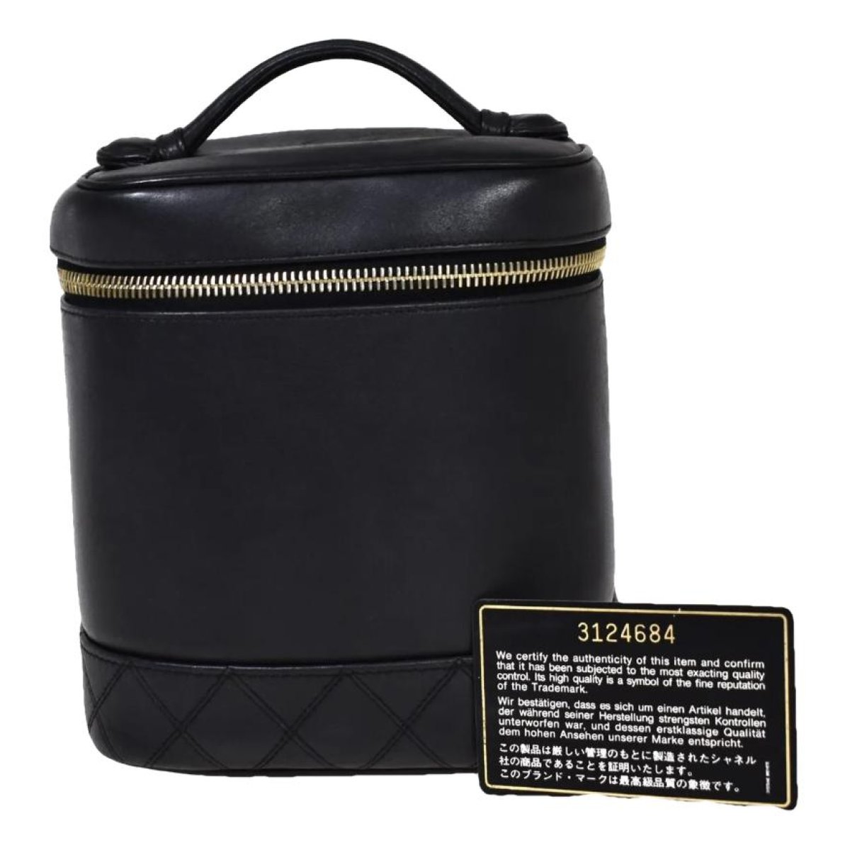 Trendy CC Vanity leather handbag