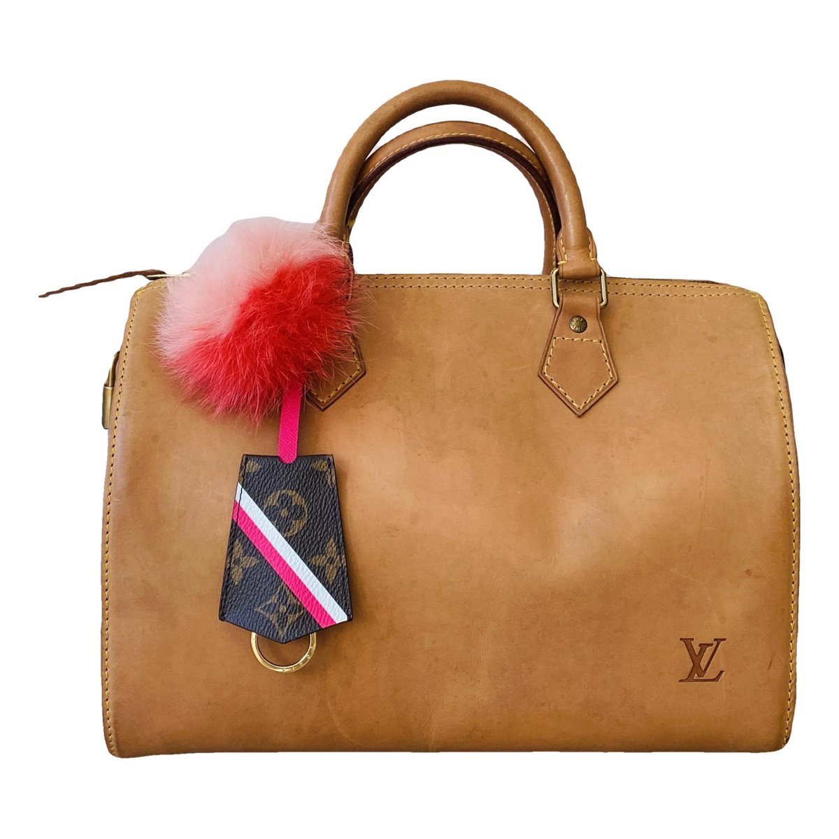 Speedy leather handbag