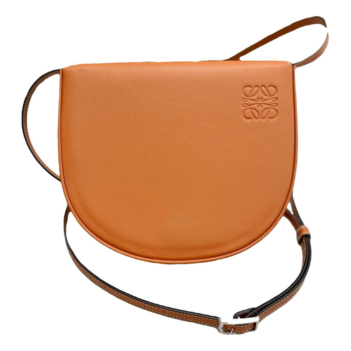 Heel leather crossbody bag