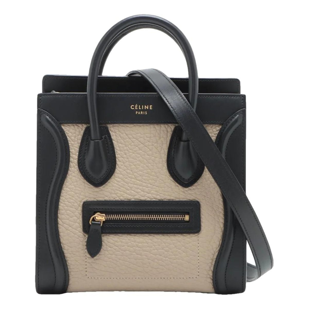 Luggage leather crossbody bag