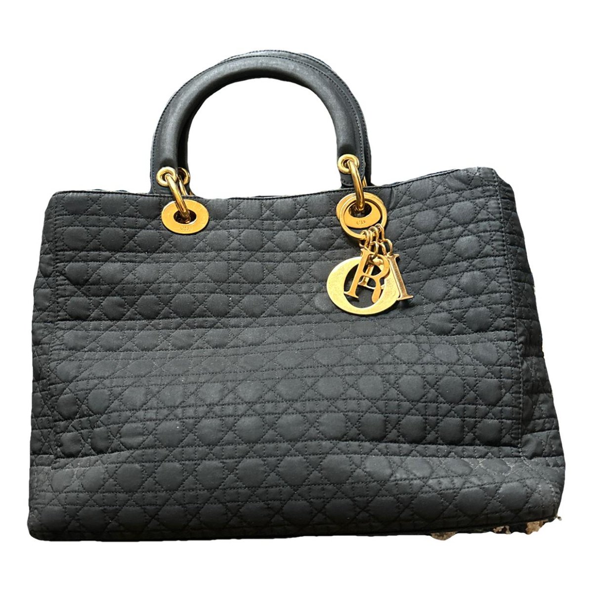Lady Dior cloth handbag