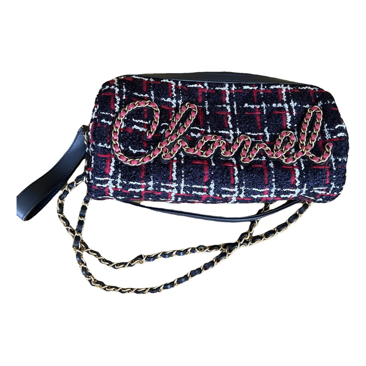 Bowling Bag tweed handbag