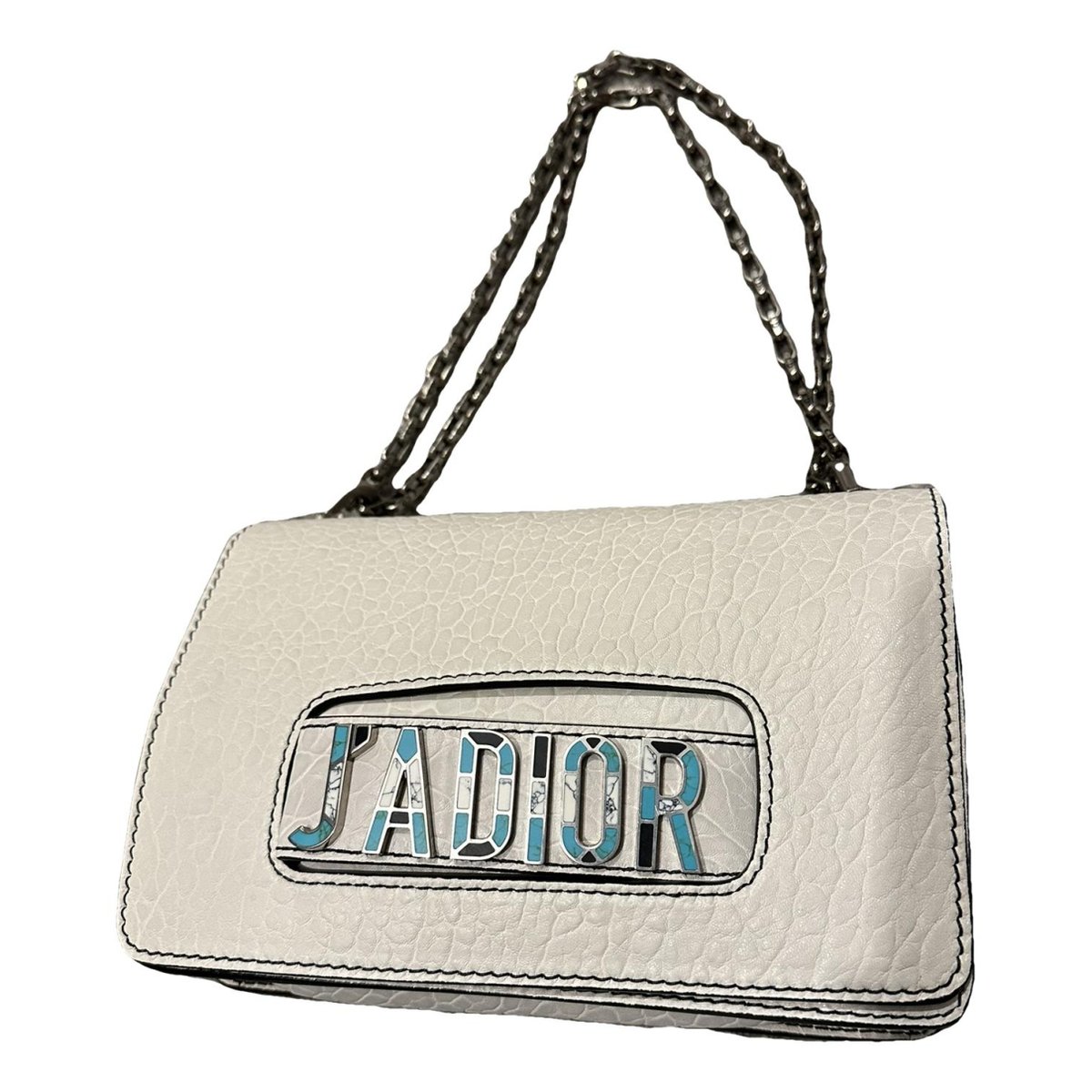 J'adior leather clutch bag