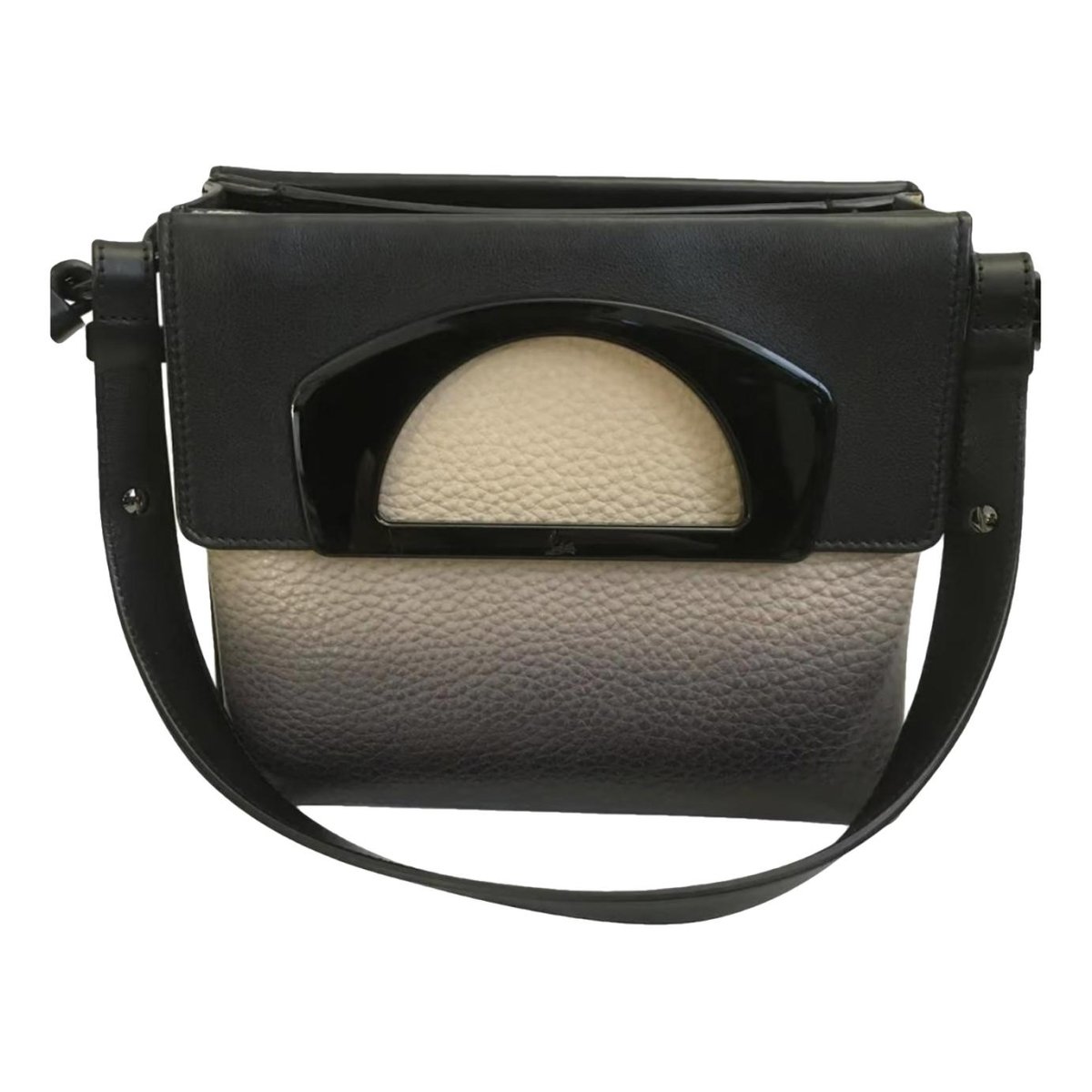 Passage leather handbag