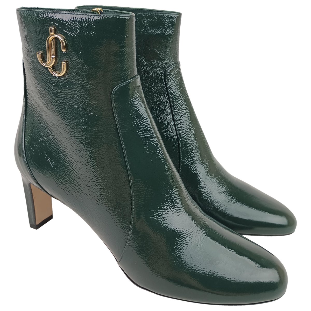Minori patent leather ankle boots