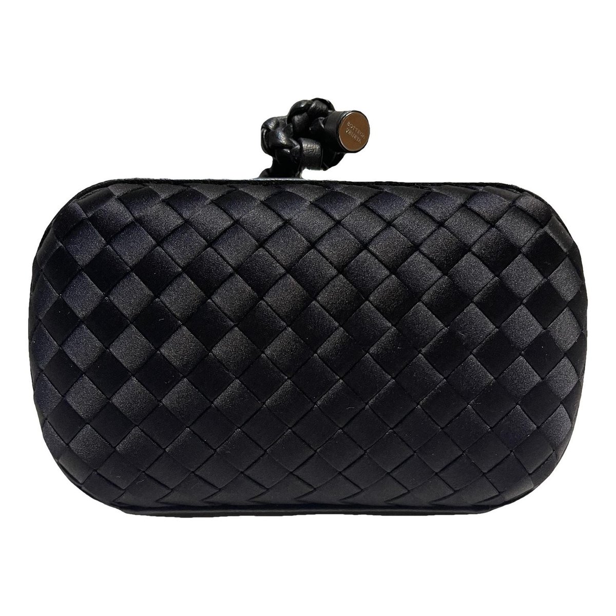 Pochette Knot silk clutch bag