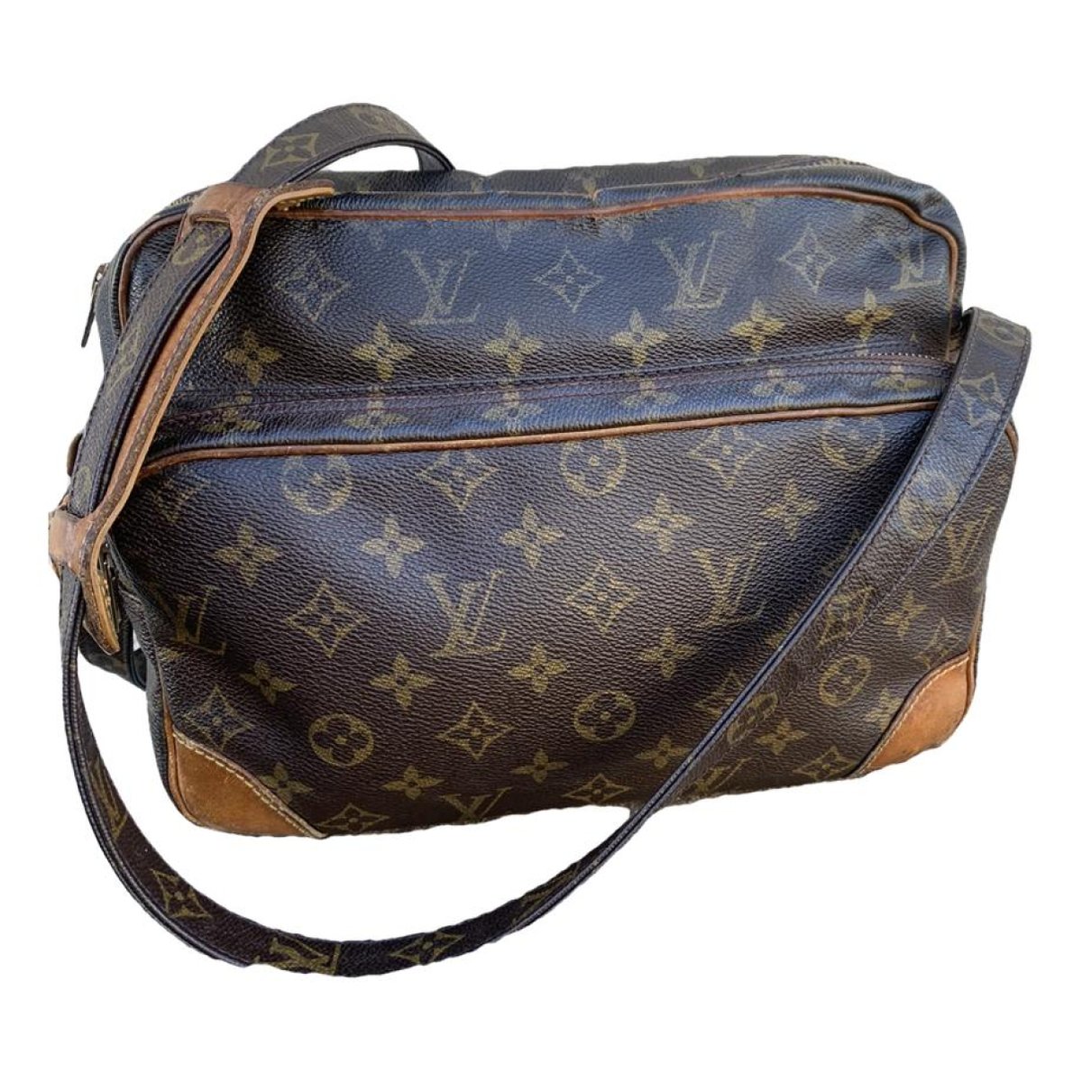 Nile leather crossbody bag