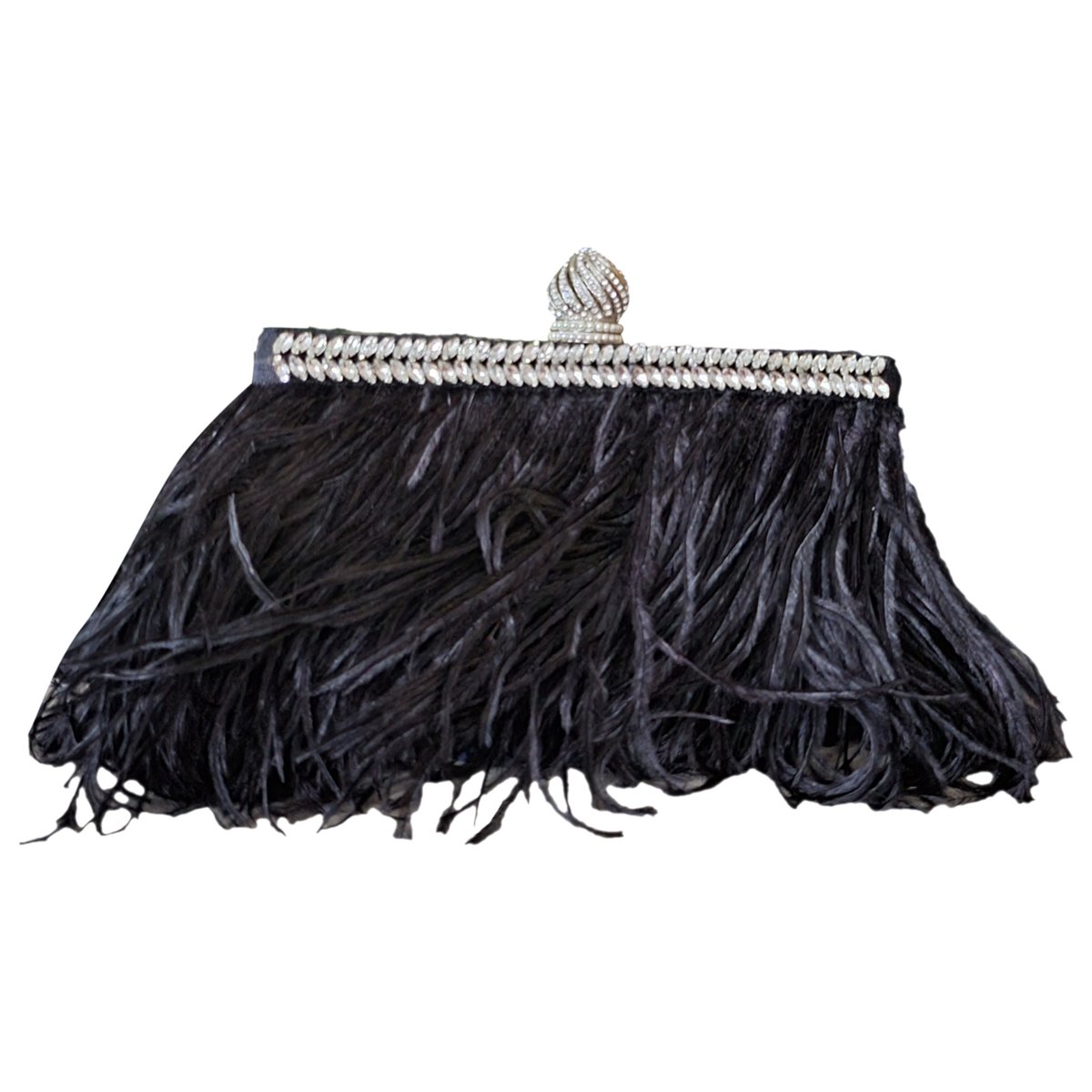 Celeste silk clutch bag