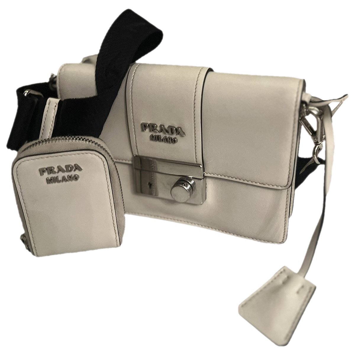 Prada Pocket leather crossbody bag