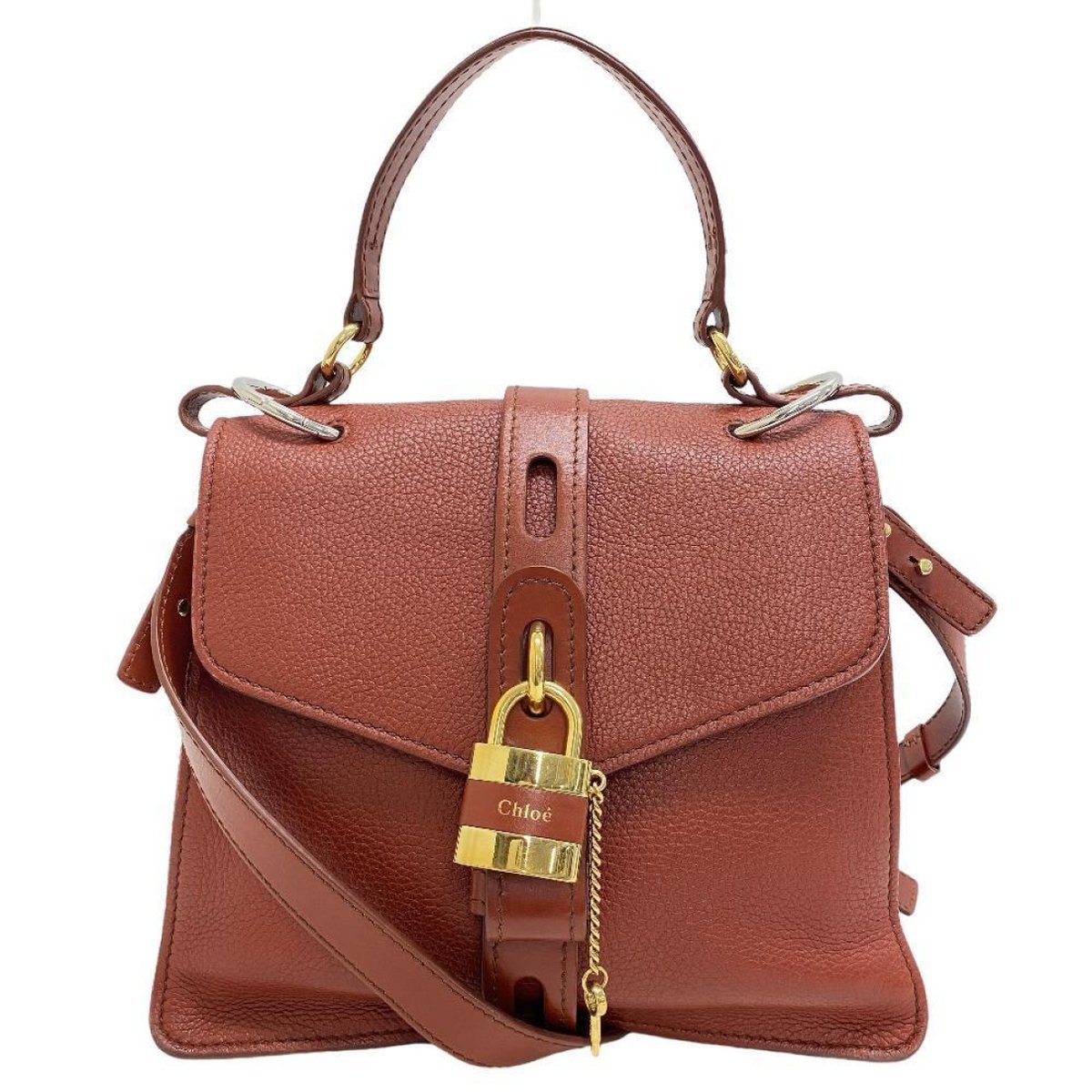 Aby leather handbag
