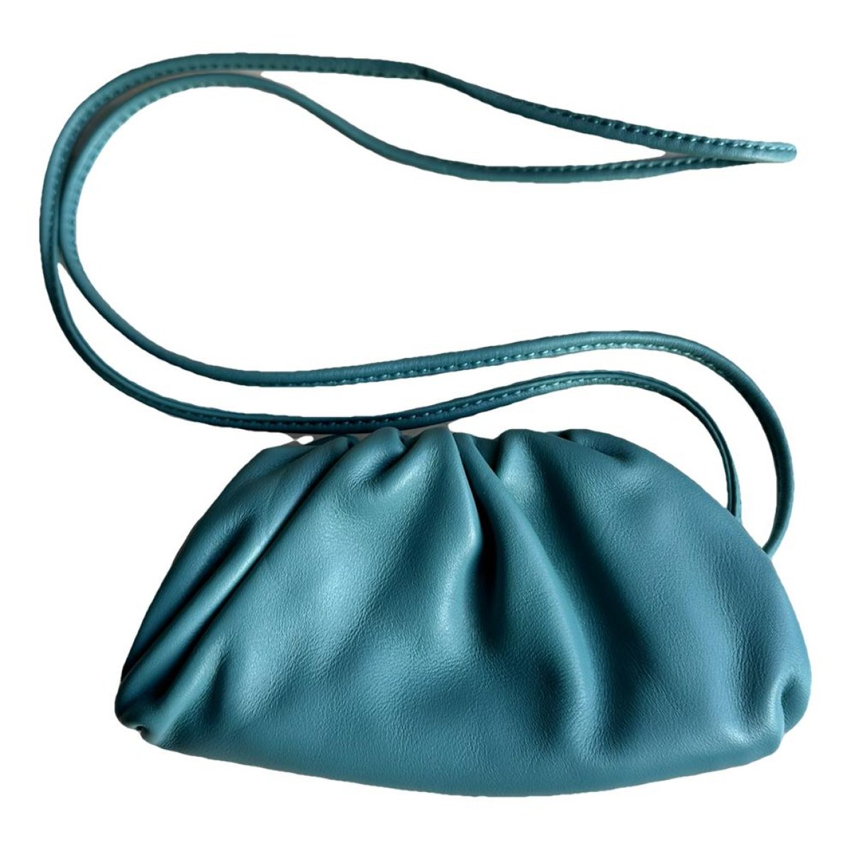 Pouch leather clutch bag