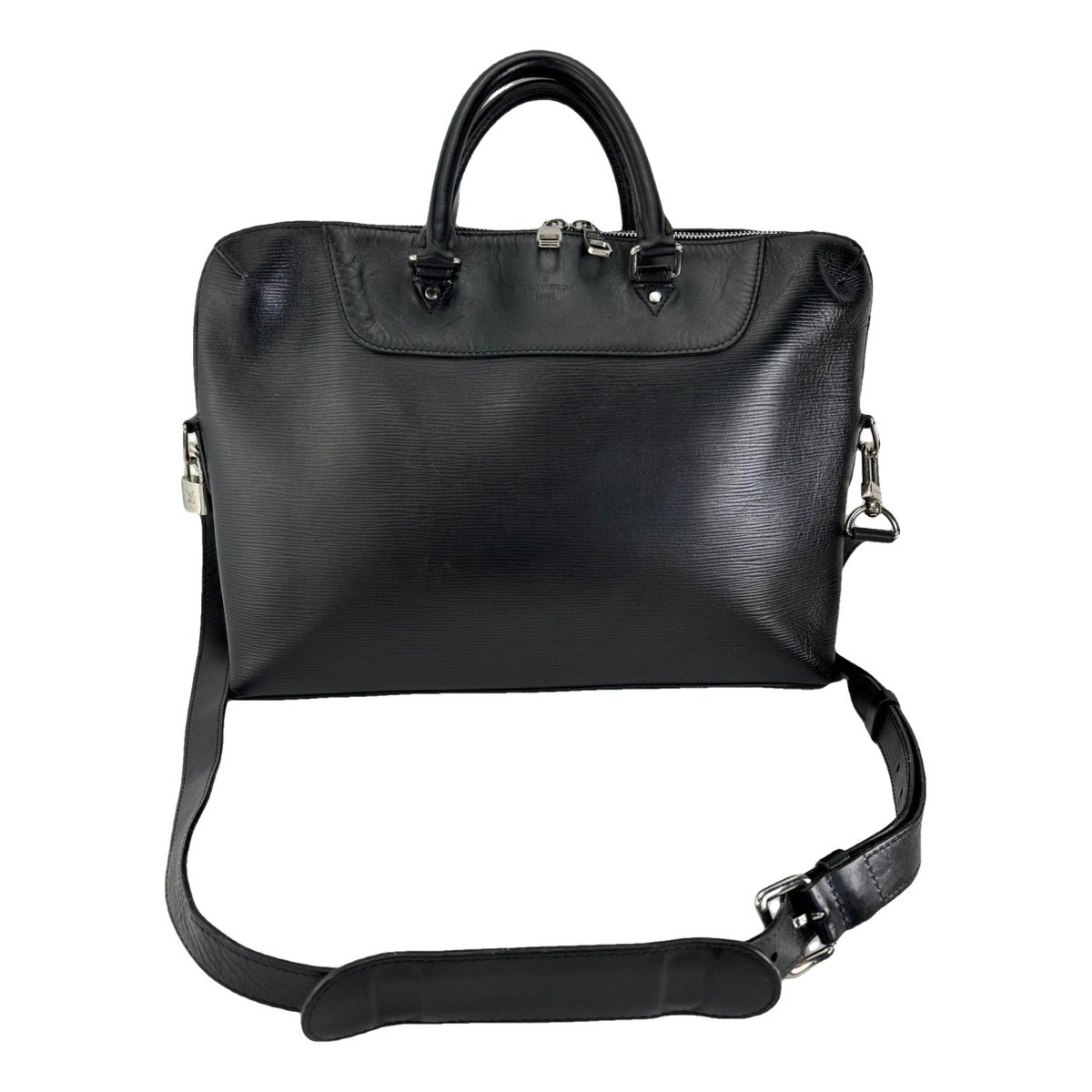 Porte Documents Voyage leather handbag