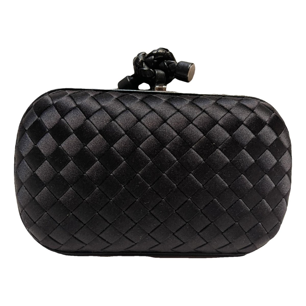 Pochette Knot silk clutch bag