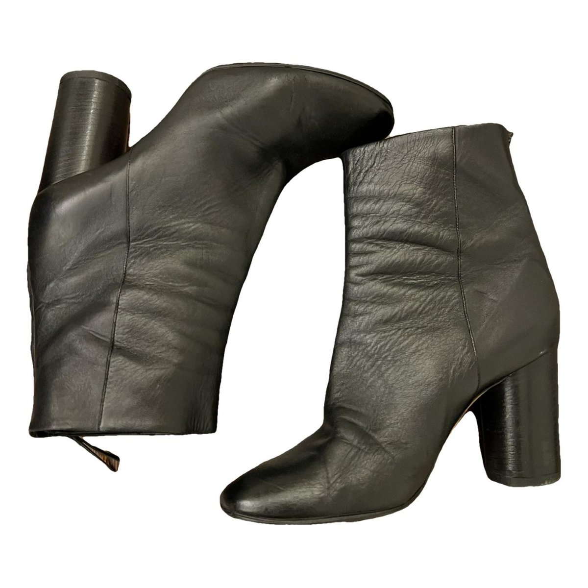 Deyissa leather ankle boots