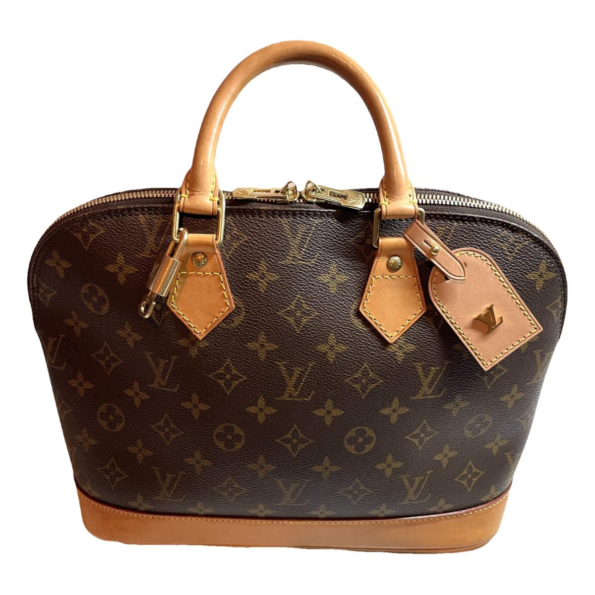 Alma leather handbag