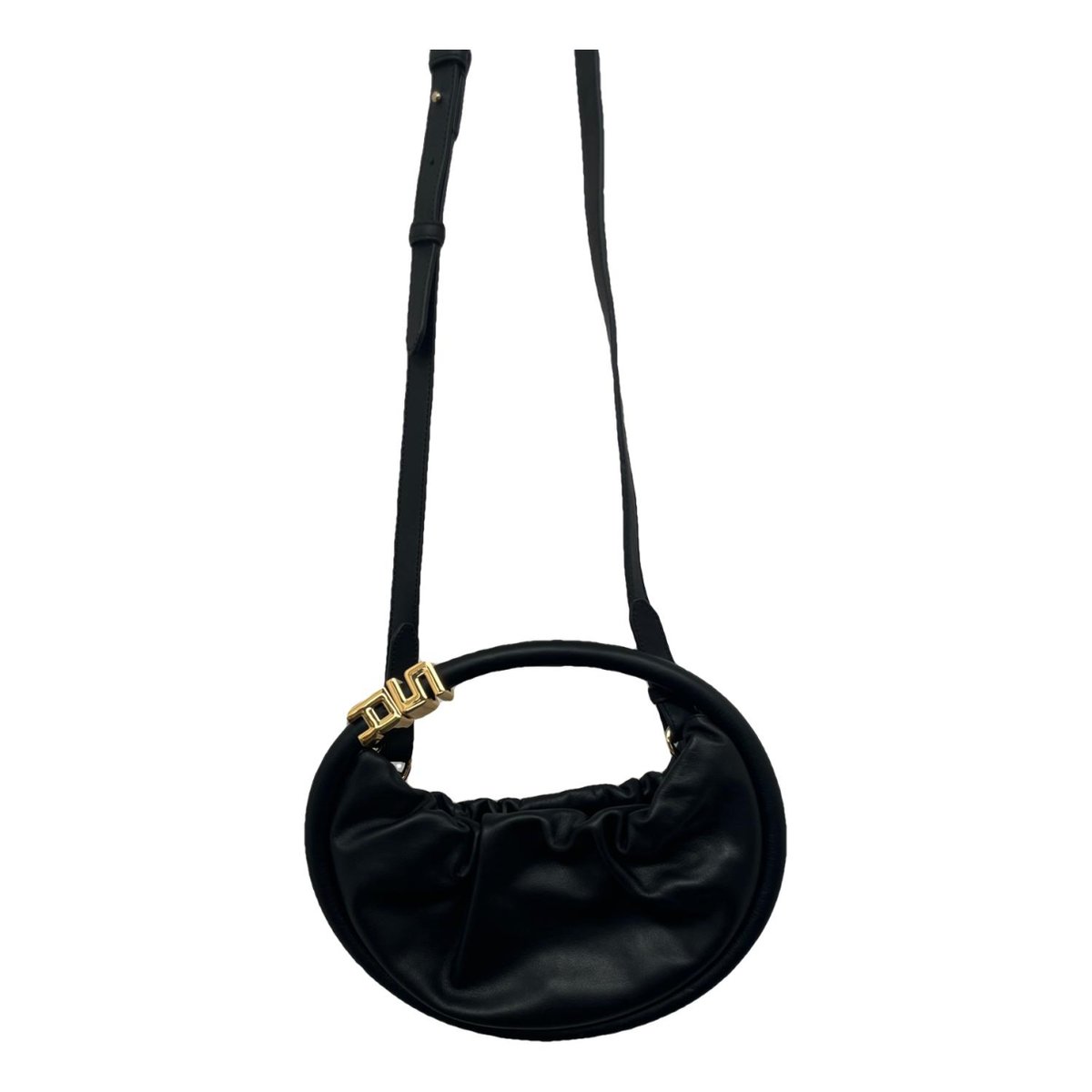 Domino leather crossbody bag