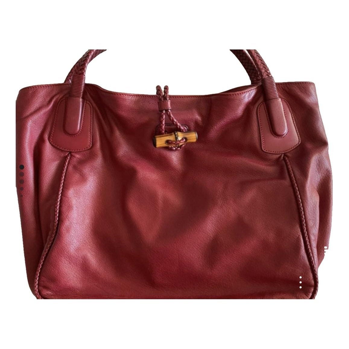 Bamboo leather tote